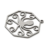 Ocean Theme 201 Stainless Steel Pendants STAS-G366-08P-02-2