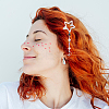 2Pcs 2 Styles Star Iron & Plastic Snap Hair Clips PHAR-CP0001-29-4