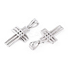 Rhodium Plated 925 Sterling Silver Pendants STER-T007-43P-2
