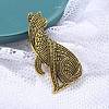 Persian Cat Alloy Brooches JEWB-Q004-03AG-3
