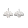 304 Stainless Steel Pendant Enamel Settings STAS-N097-157P-1