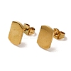 PVD Vacuum Plating 304 Stainless Steel Stud Earrings EJEW-Z040-48G-1