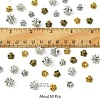 50Pcs 5 Styles Tibetan Styles Zinc Alloy Beads TIBEB-YW0001-26-3