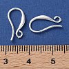 Brass Earring Hooks KK-F880-19S-3