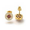 Ion Plating(IP) 304 Stainless Steel Stud Earrings EJEW-H018-01G-03-1