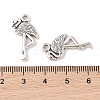 Tibetan Style Alloy Flamingo Shape Pendants TIBEP-Q043-293-RS-3