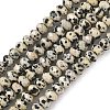 Natural Dalmatian Bead Strands G-D344-A26-3