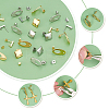 36Pcs 3 Style 304 Stainless Steel Stud Earring Findings STAS-CA0001-42-5