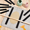 1Set Acrylic Rolling Mud Stick Guide AJEW-BC0007-71-5