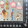 30Pcs 15 Styles Alloy Enamel Pendants ENAM-CJ0002-75-9