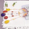 Copper Wire Wrapped Natural Mixed Stone Chips Tree of Life Suncatcher HJEW-H065-05G-2