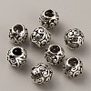 Tibetan Style Alloy European Beads FIND-TAC0002-065B-02-2