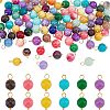 100Pcs Natural White Jade Charms FIND-FH0004-84-1
