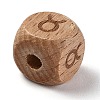 Natural Wood Constellation Beads WOOD-M002-02-1