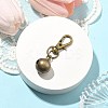 Iron Bell Pendant Decorations HJEW-JM02453-2