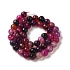 Dyed & Heated Natural Dragon Veins Agate Beads Strands G-P539-A01-09-3