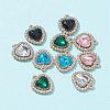 10Pcs 5 Color Acrylic Rhinestone Pendants FIND-FS0001-40-4