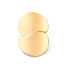 Flat Round 304 Stainless Steel Stud Earrings EJEW-F357-04G-2