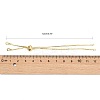 Rack Plating Brass Chain Bracelet Making KK-A142-017G-4
