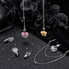 36Pcs 6 Styles Clear Glass Bottle Pendants GLAA-SC0002-35-4