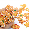 Christmas Theme Resin Decoden Cabochons RESI-CJ0001-06-3