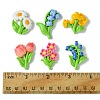 12Pcs 6 Styles Opaque Resin Decoden Cabochons RESI-FS0001-68-5