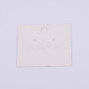 Kraft Paper Earring Display Cards CDIS-WH0013-21-3