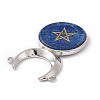 Natural Lapis Lazuli Dyed Connector Charms G-G983-02P-05-4