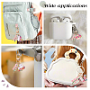 Flower Alloy Enamel Pendant Decoration HJEW-YW00050-01-6