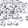 Letter Acrylic European Large Hole Beads OPDL-R050-10mm-E-1