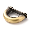 Zinc Alloy D Clasps PALLOY-A068-02AB-3