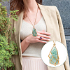 3Pcs 3 Colors 304 Stainless Steel Macrame Pouch Necklace Making NJEW-PH01550-6