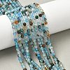 Natural Agate Beads Strands G-H302-A01-13-1