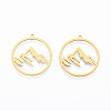 Ion Plating(IP) 304 Stainless Steel Pendants A-STAS-N090-LA911-2-3