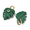 Synthetic Malachite Pendants GG-CBA105B-01B-G-2