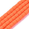 Handmade Polymer Clay Bead Strands CLAY-ZX006-01O-2