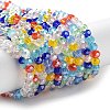 Glass Beads Strands EGLA-A034-M4mm-46-2
