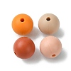 Round Food Grade Eco-Friendly Silicone Focal Beads SIL-F003-01A-2