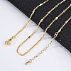 Brass Curb Chains Necklaces for Women NJEW-D302-07G-1