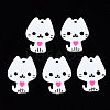 Rack Plating Alloy Enamel Spray Painted Pendants ENAM-T011-155A-1