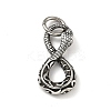 304 Stainless Steel Pendants X-STAS-E058-07AS-1