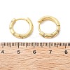 Sparkling Cubic Zirconia Huggie Hoop Earrings for Girl Women EJEW-H126-15G-3