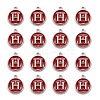 Platinum Plated Alloy Enamel Charms LS-ENAM-S118-03H-P-2