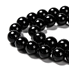 Natural Eyeless Obsidian Beads Strands X-G-K123-06-8mm-3