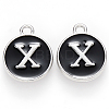 Platinum Plated Alloy Charms ENAM-S118-02X-P-1