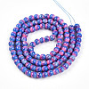 Baking Paint Glass Beads Strands X-DGLA-N008-8mm-02-2