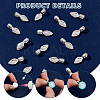 50Pcs Rack Plating Brass Pinch Bails KK-UN0003-69-5