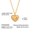 Sweet Design 304 Stainless Steel Heart Pendant Necklaces DY4160-9-1