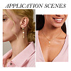 30Pcs 3 Styles Natural Cultured Freshwater Pearl & 201 Stainless Steel Moon Pendants PALLOY-TAC0317-8