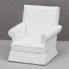 Wood & Fabric Armchair Sofa Miniature Ornaments PW-WG887AE-01-5